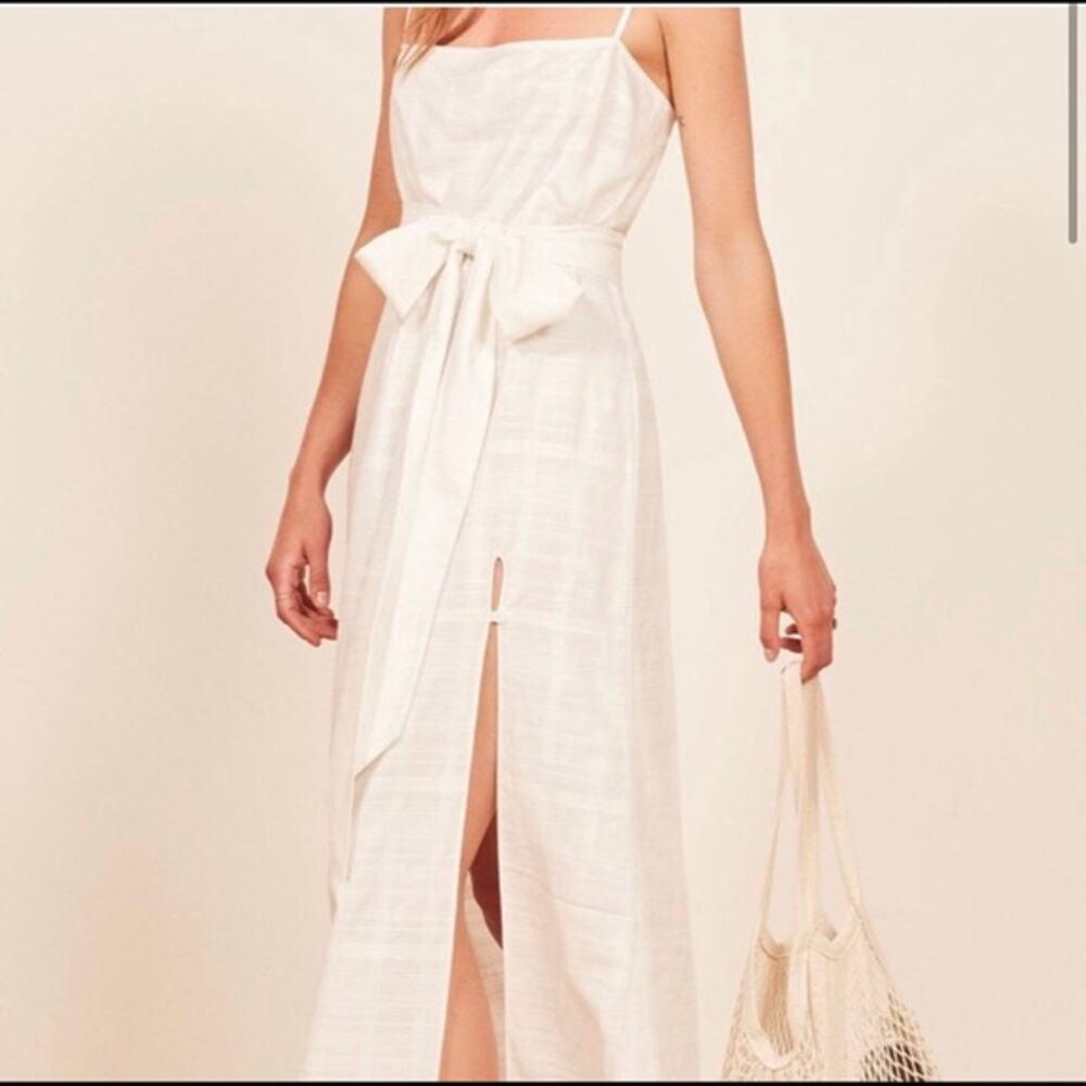 Reformation White Pineapple Dress, size S - Picture 9 of 10